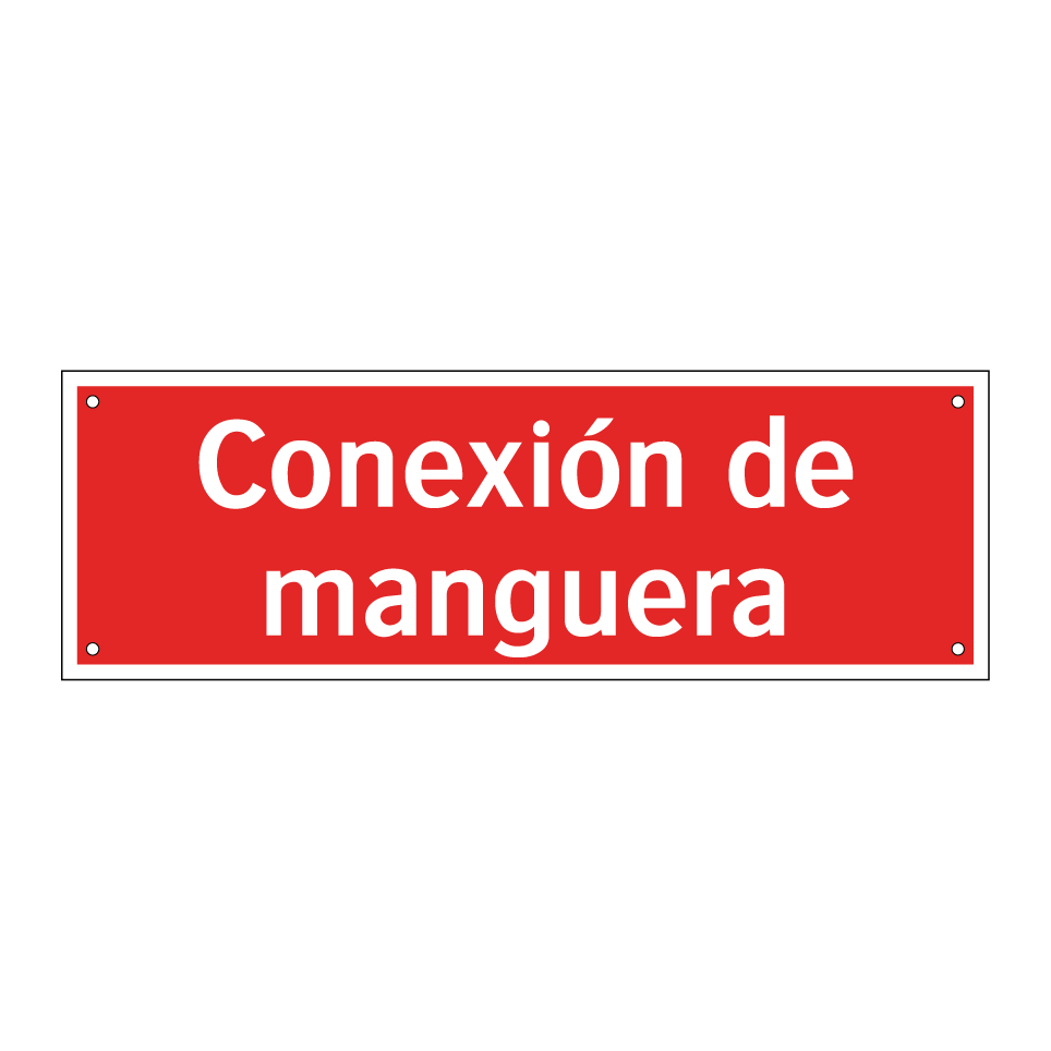 Conexión de manguera