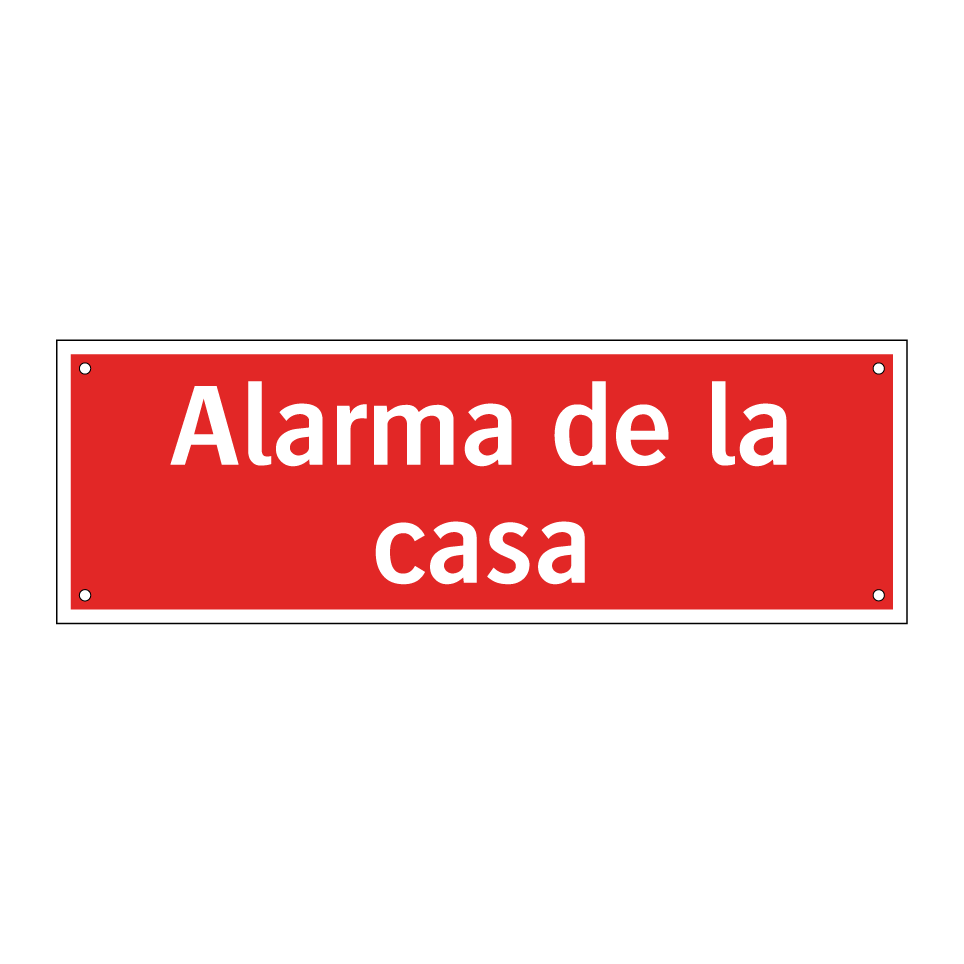 Alarma de la casa
