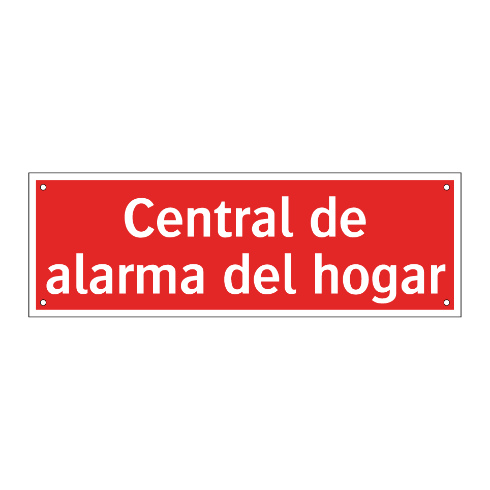 Central de alarma del hogar