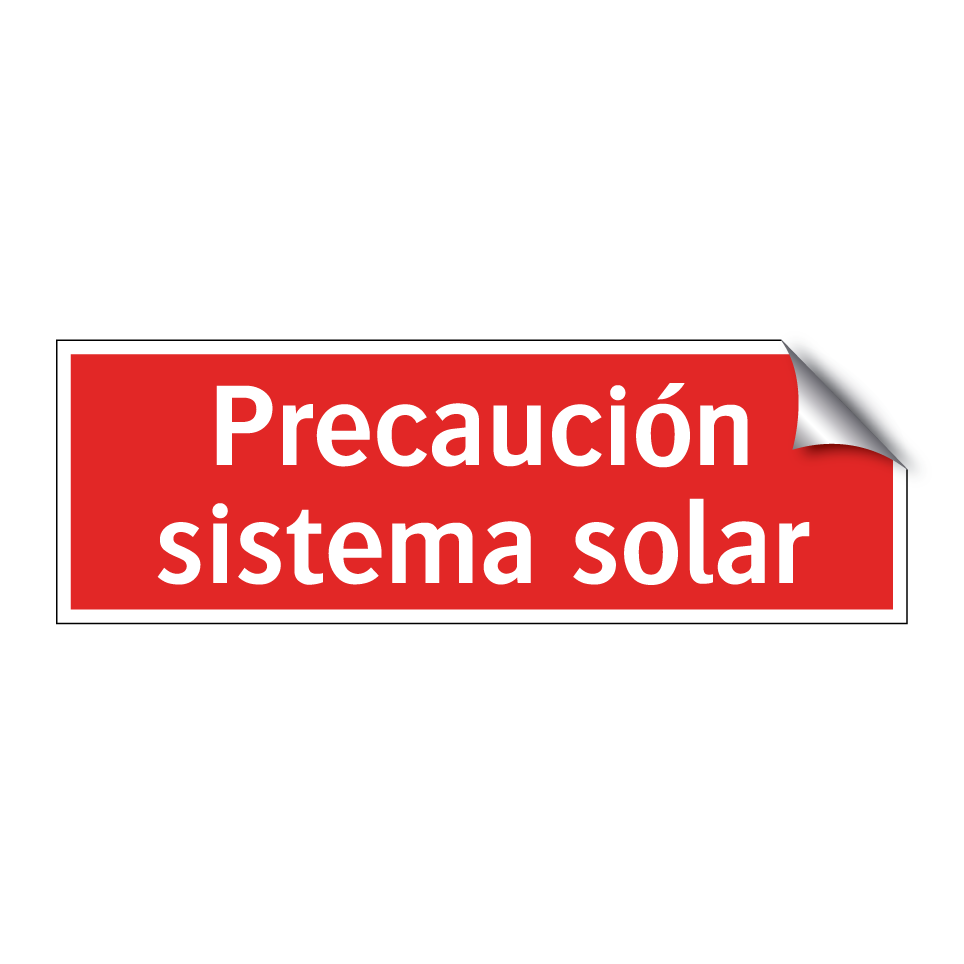 Precaución sistema solar