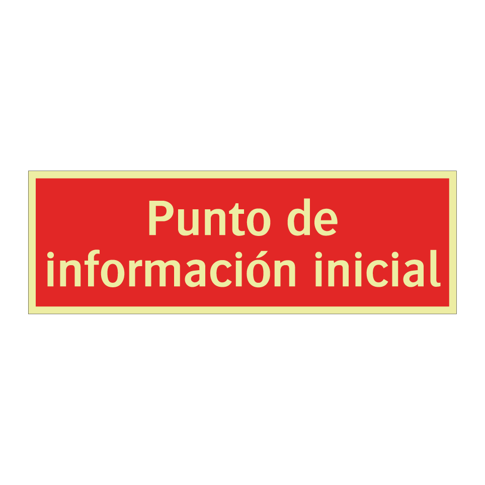 Punto de información inicial
