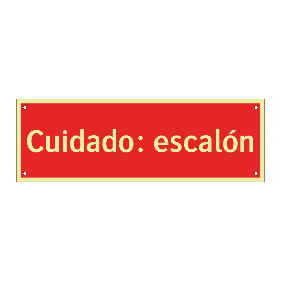 Cuidado: escalón