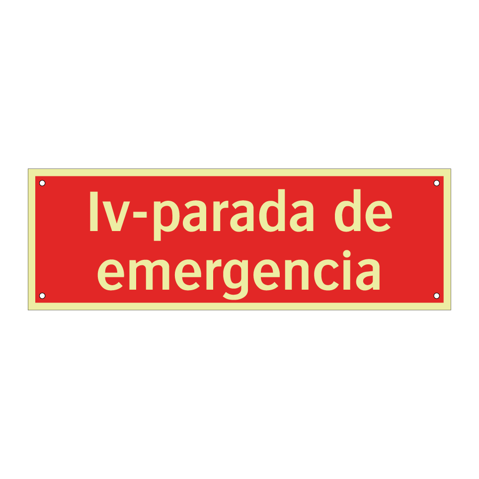 Iv-parada de emergencia