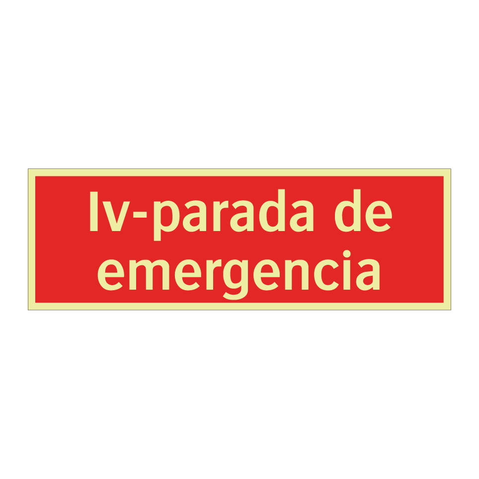 Iv-parada de emergencia