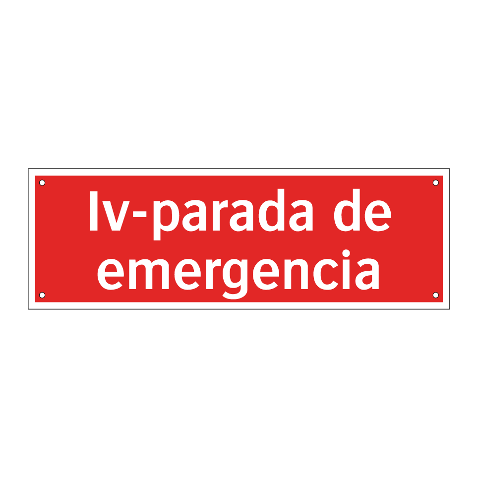 Iv-parada de emergencia