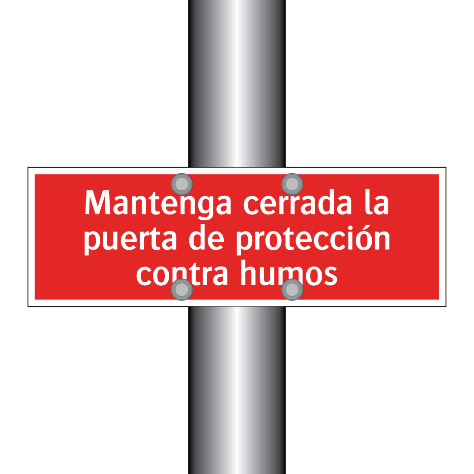 Mantenga cerrada la puerta de protección contra humos