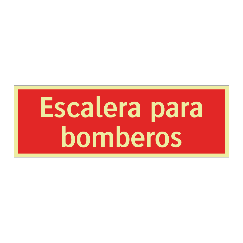 Escalera para bomberos