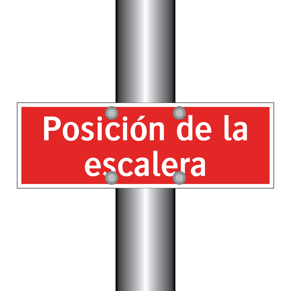 Posición de la escalera