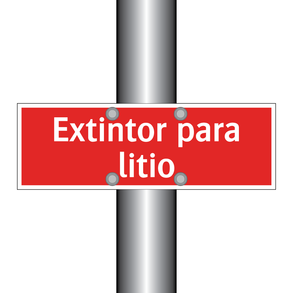 Extintor para litio
