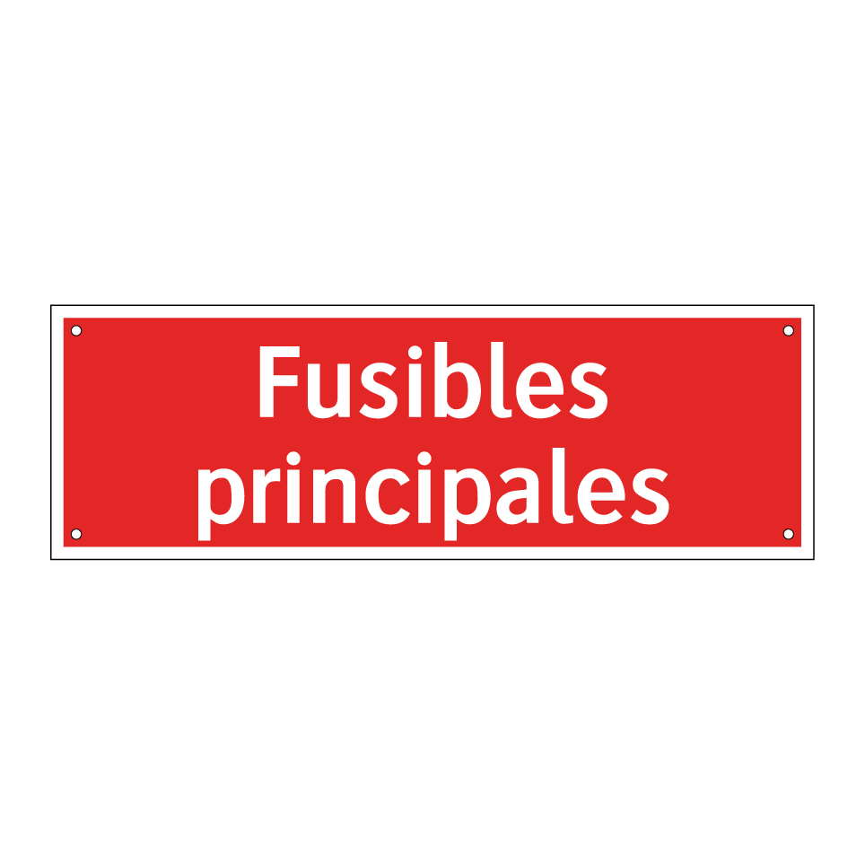 Fusibles principales