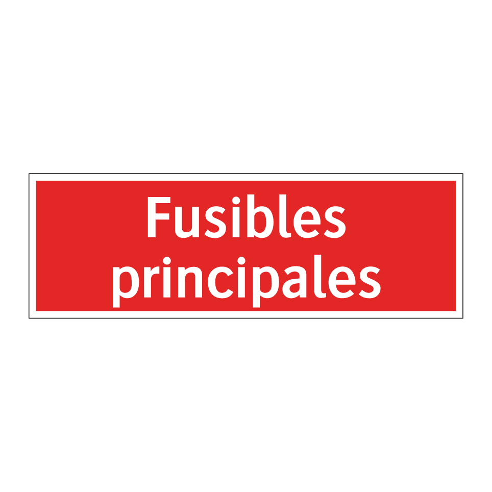 Fusibles principales