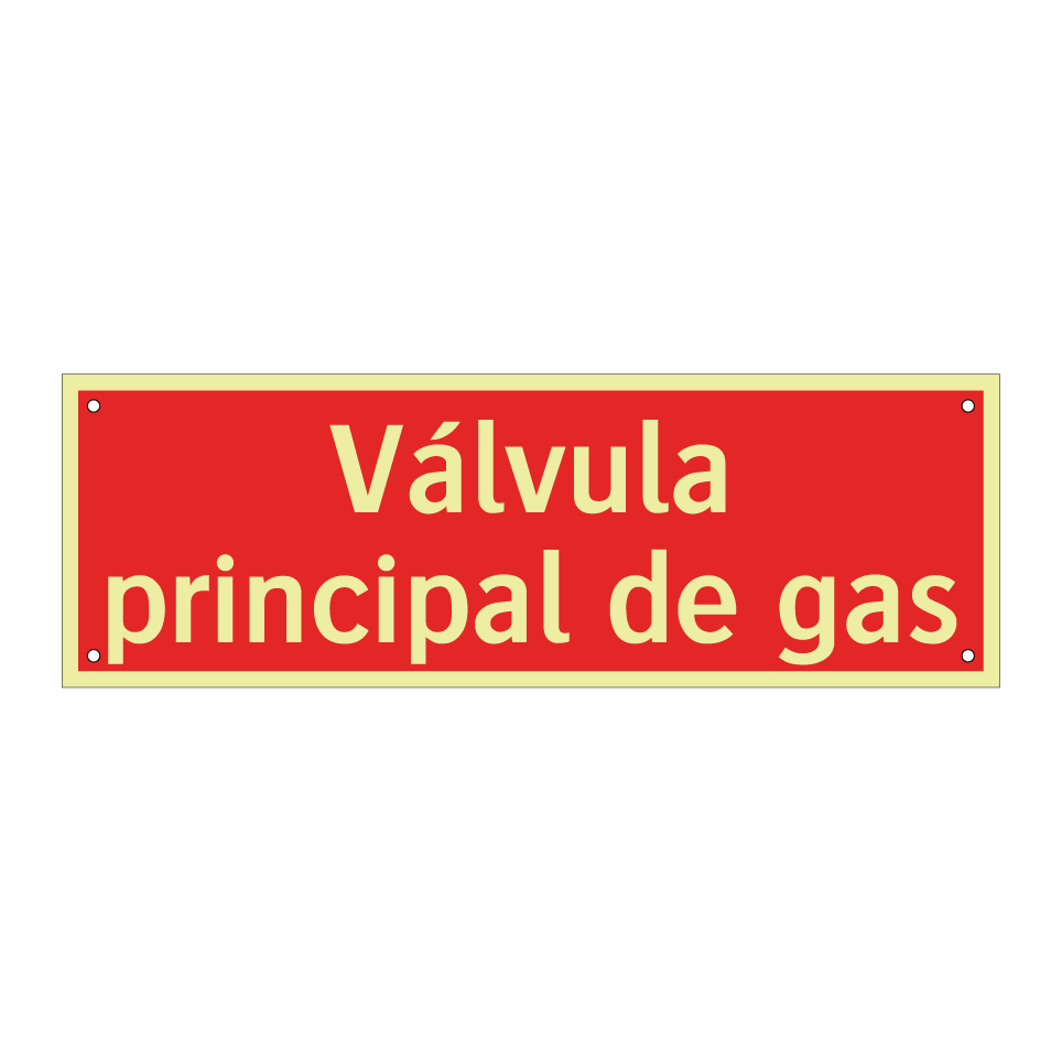 Válvula principal de gas