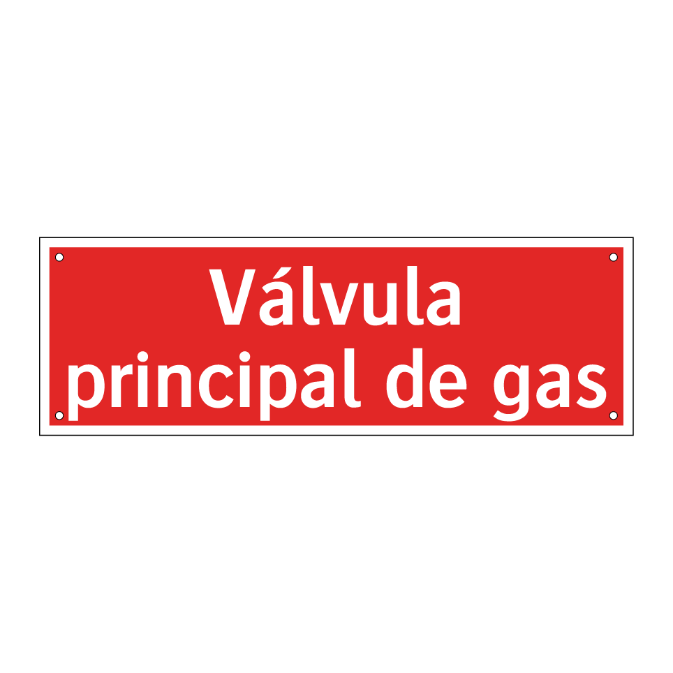 Válvula principal de gas