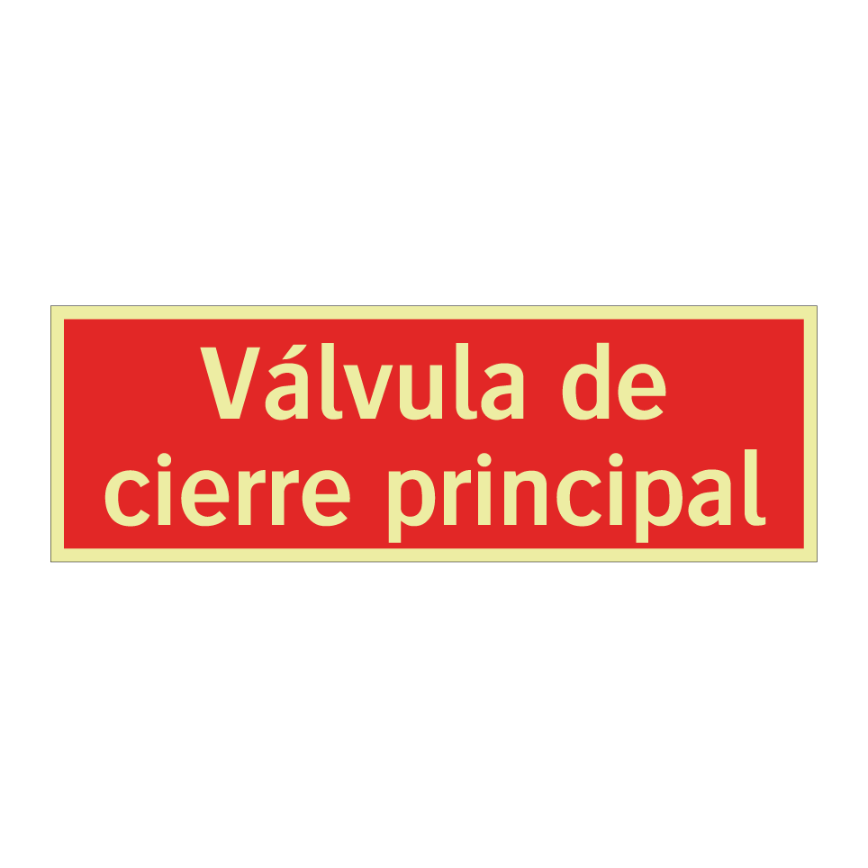 Válvula de cierre principal