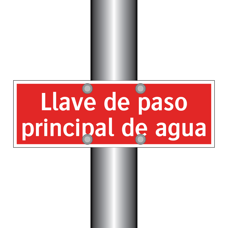 Llave de paso principal de agua