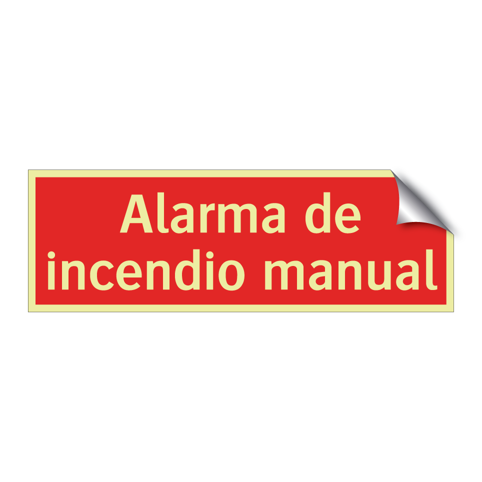 Alarma de incendio manual