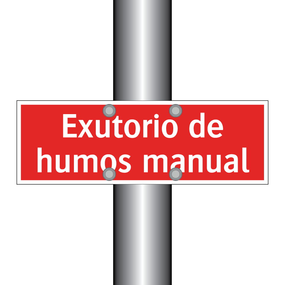 Exutorio de humos manual