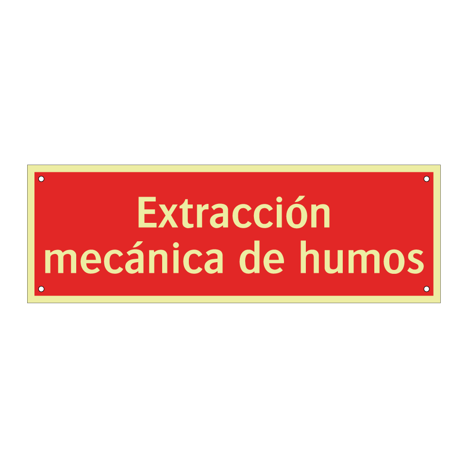 Extracción mecánica de humos
