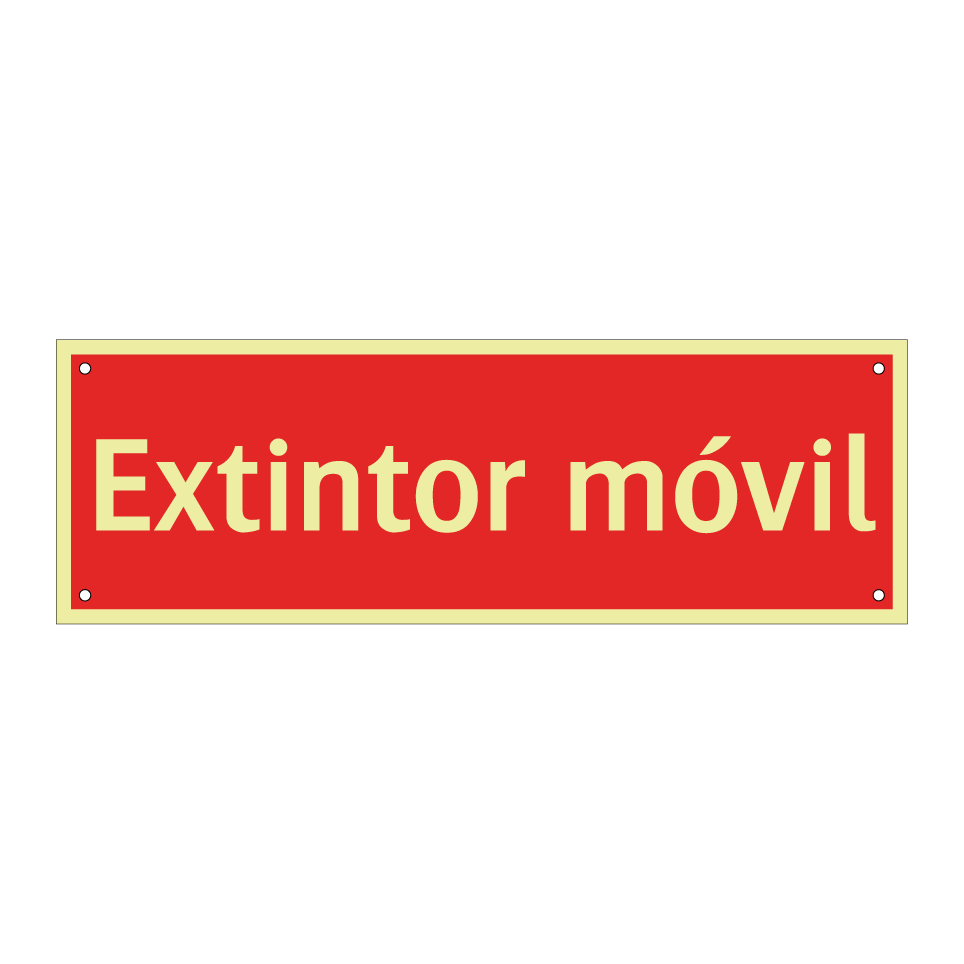 Extintor móvil