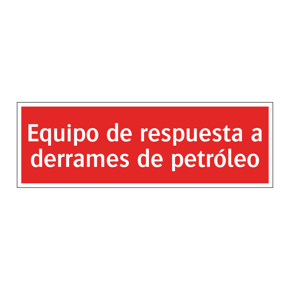 Equipo de respuesta a derrames de petróleo
