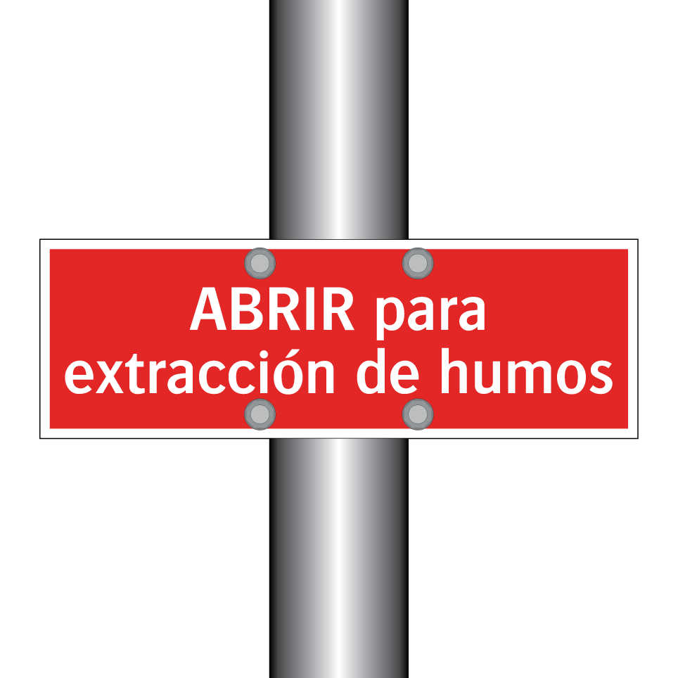 ABRIR para extracción de humos