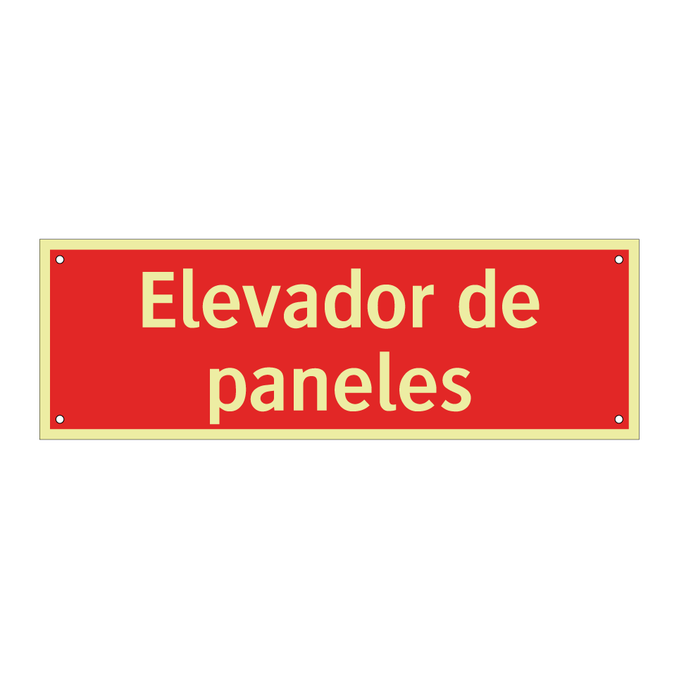 Elevador de paneles
