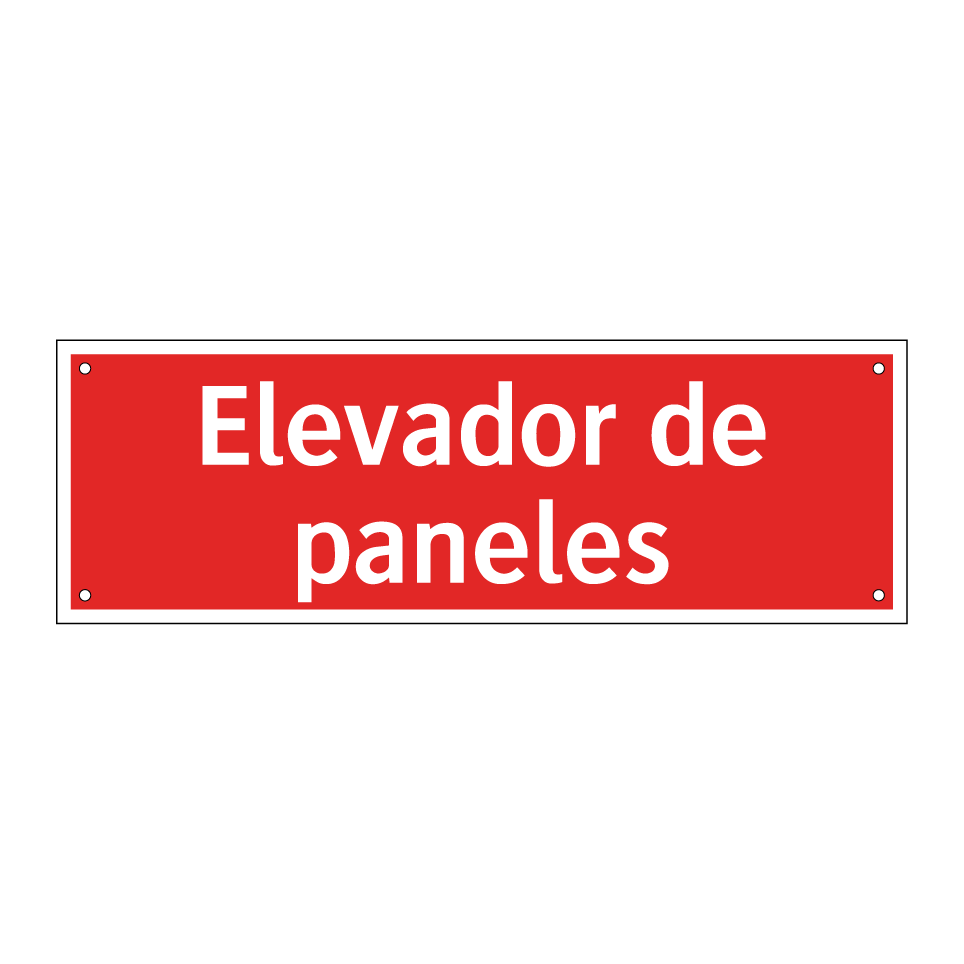 Elevador de paneles