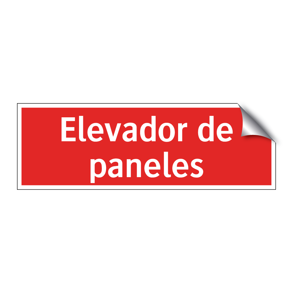 Elevador de paneles
