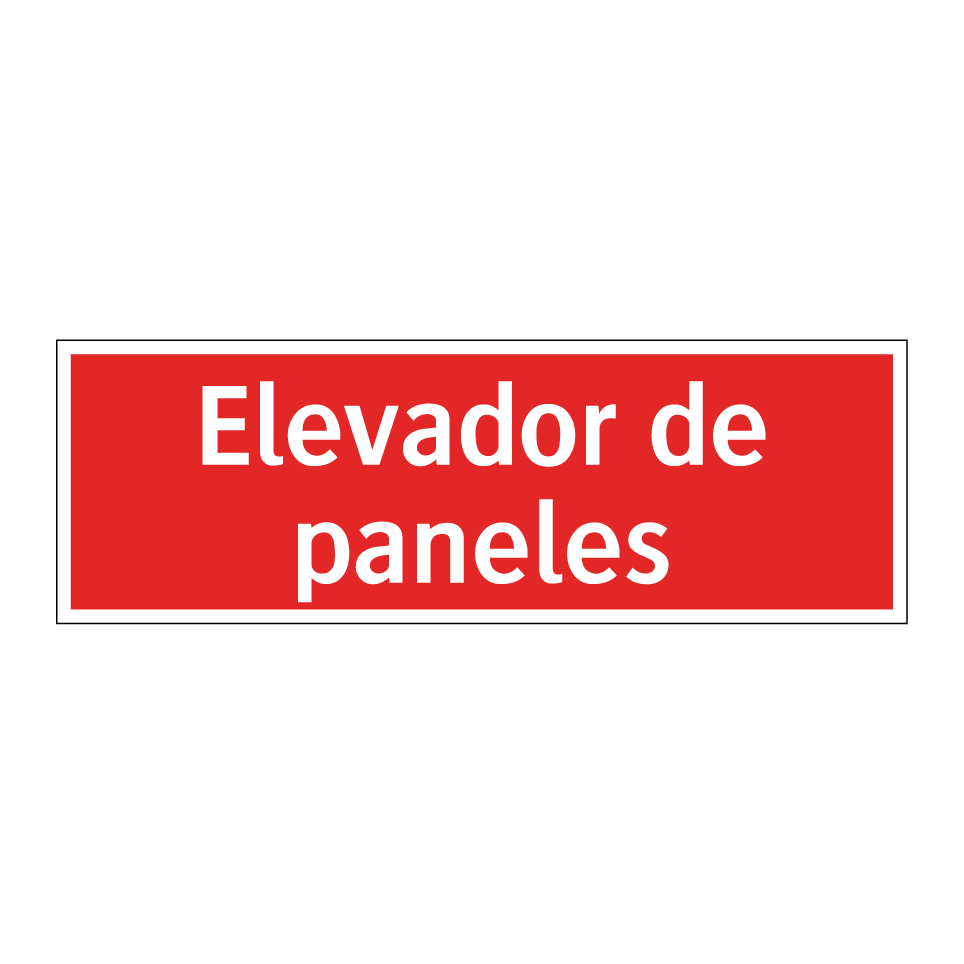 Elevador de paneles