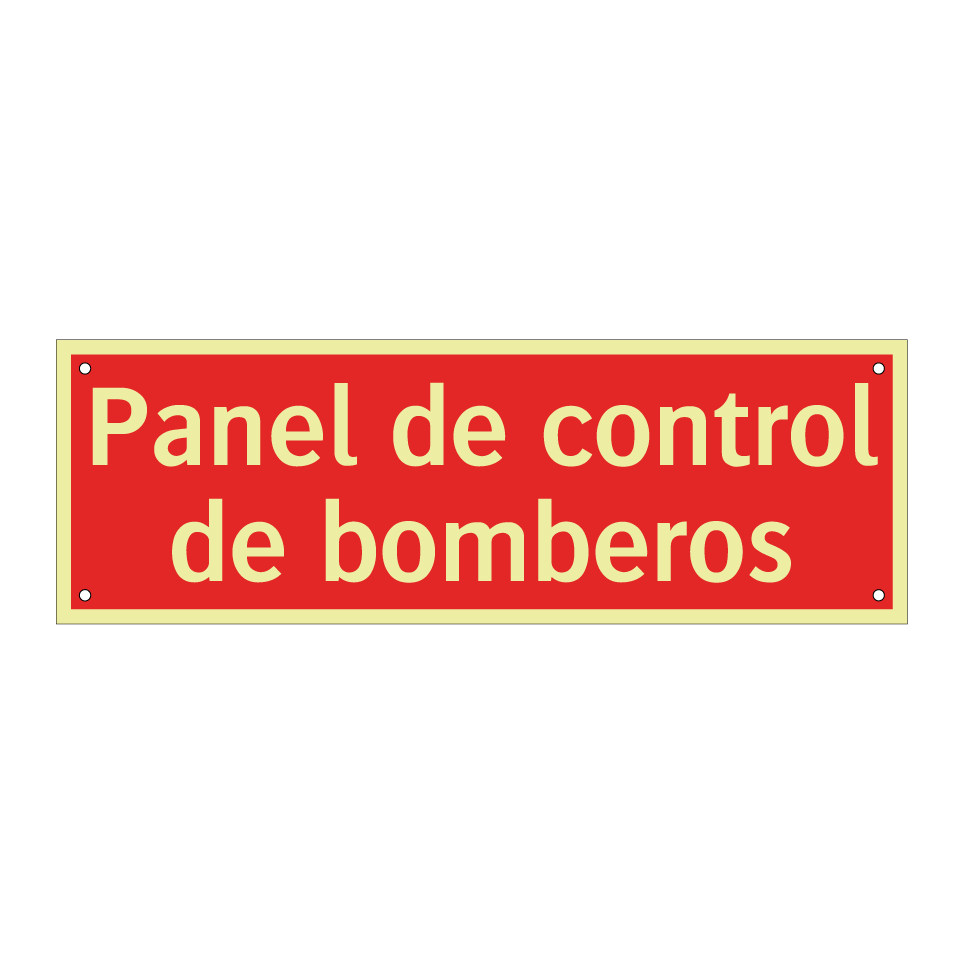 Panel de control de bomberos