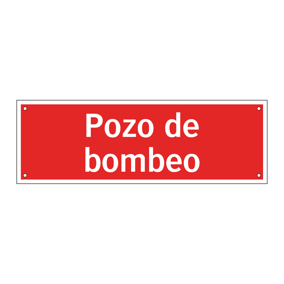 Pozo de bombeo