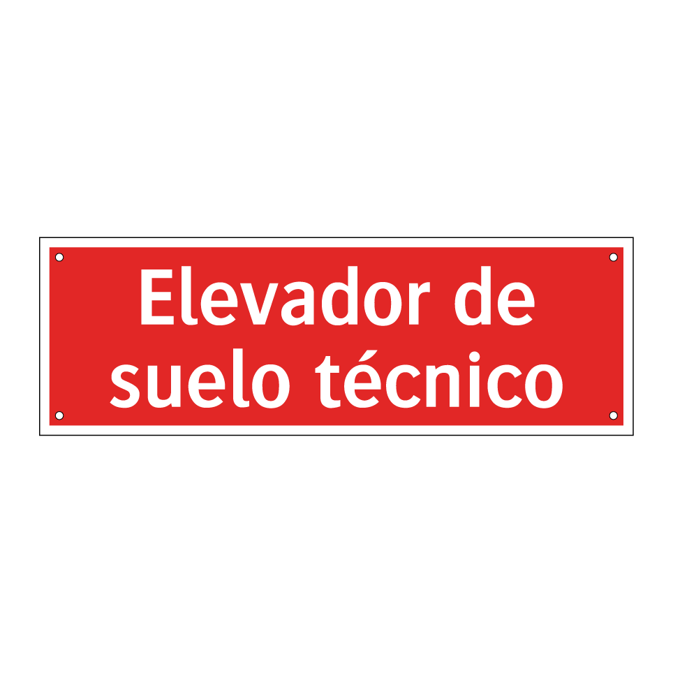 Elevador de suelo técnico