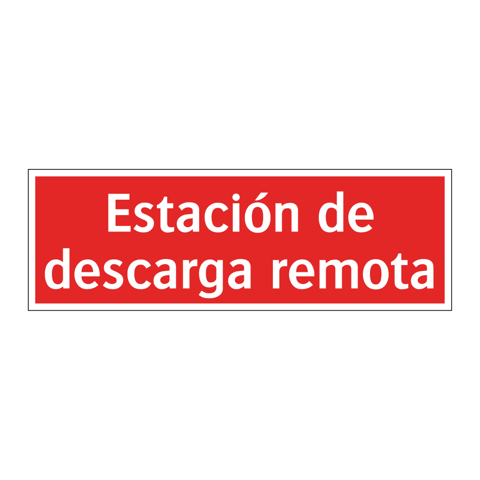 Estación de descarga remota