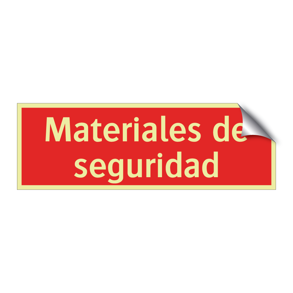 Materiales de seguridad
