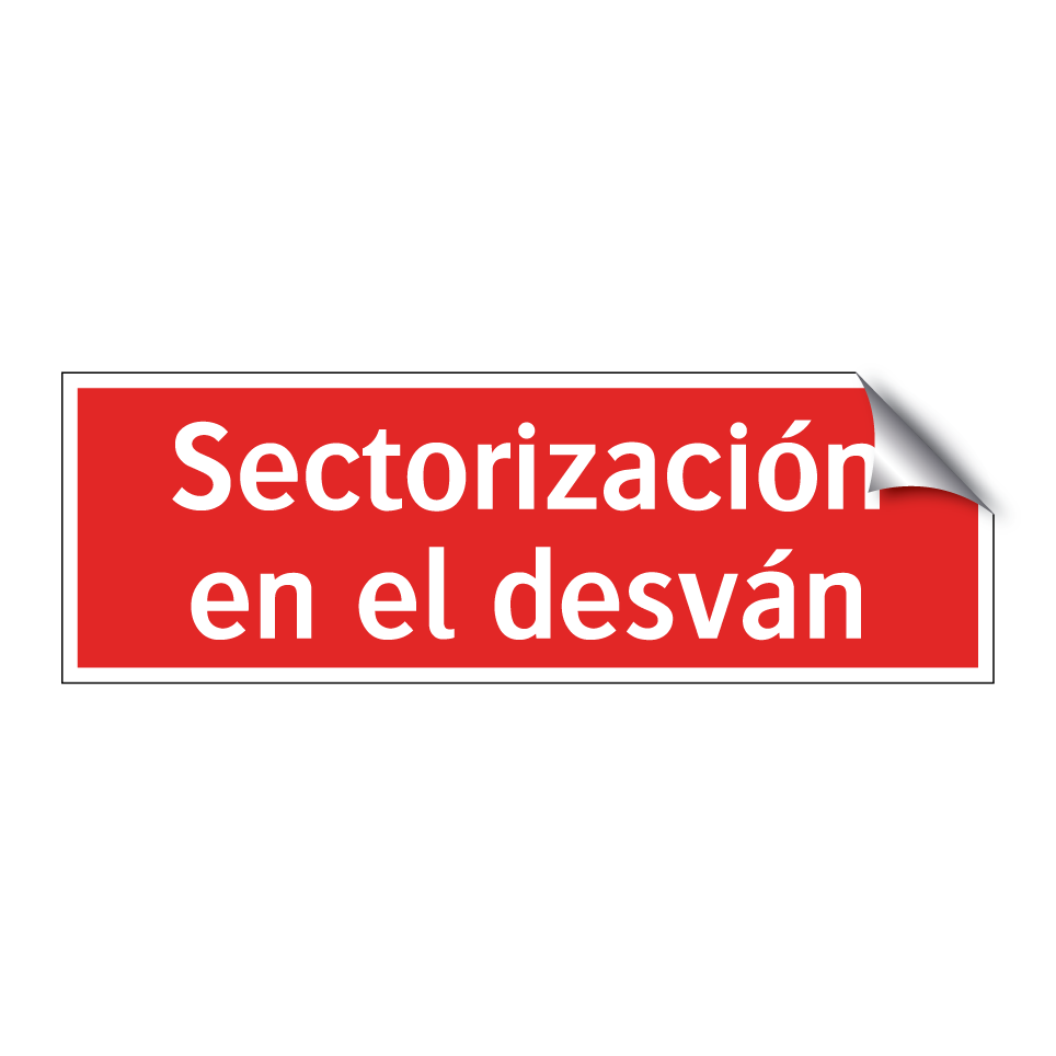 Sectorización en el desván