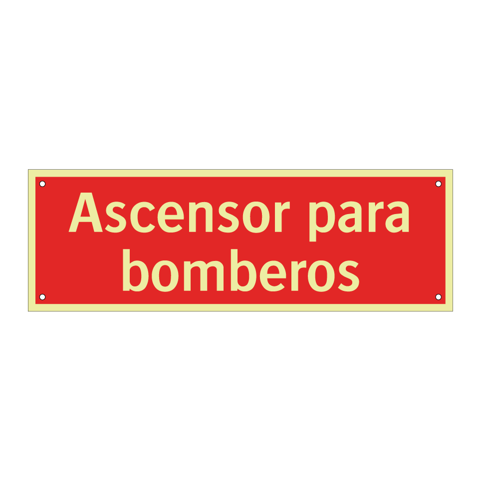 Ascensor para bomberos