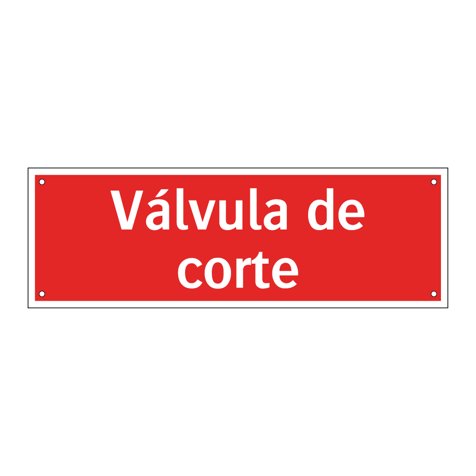 Válvula de corte