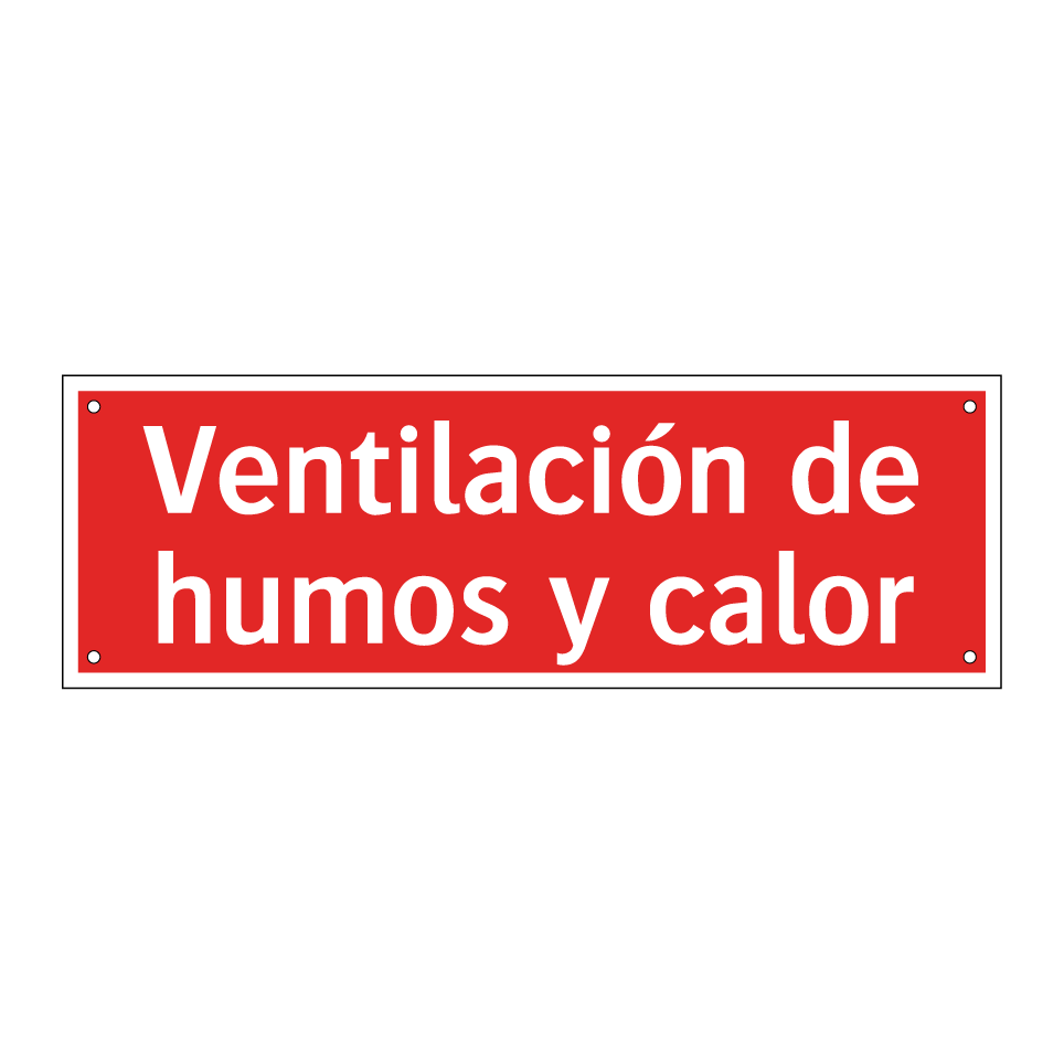 Ventilación de humos y calor