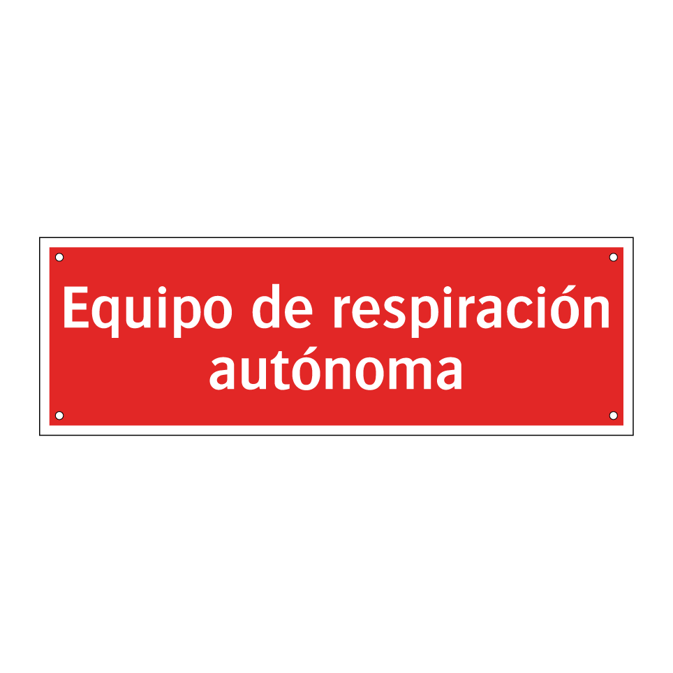 Equipo de respiración autónoma