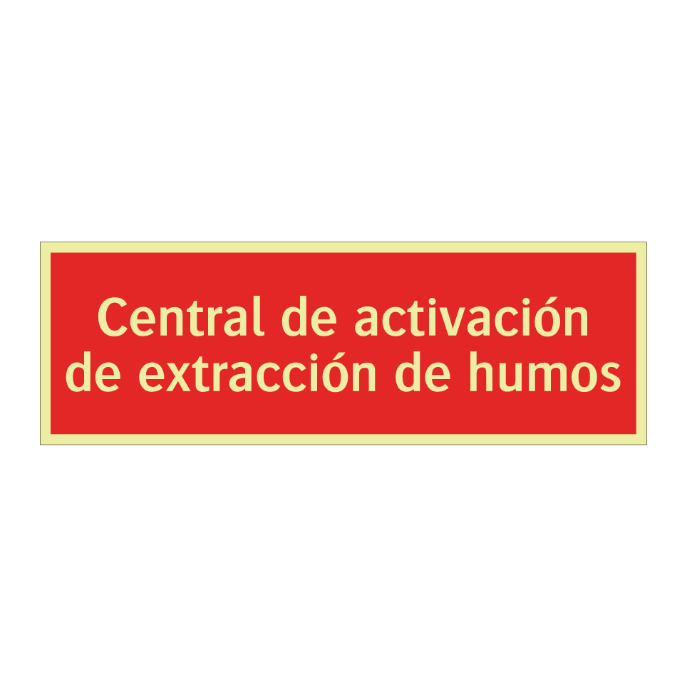Central de activación de extracción de humos