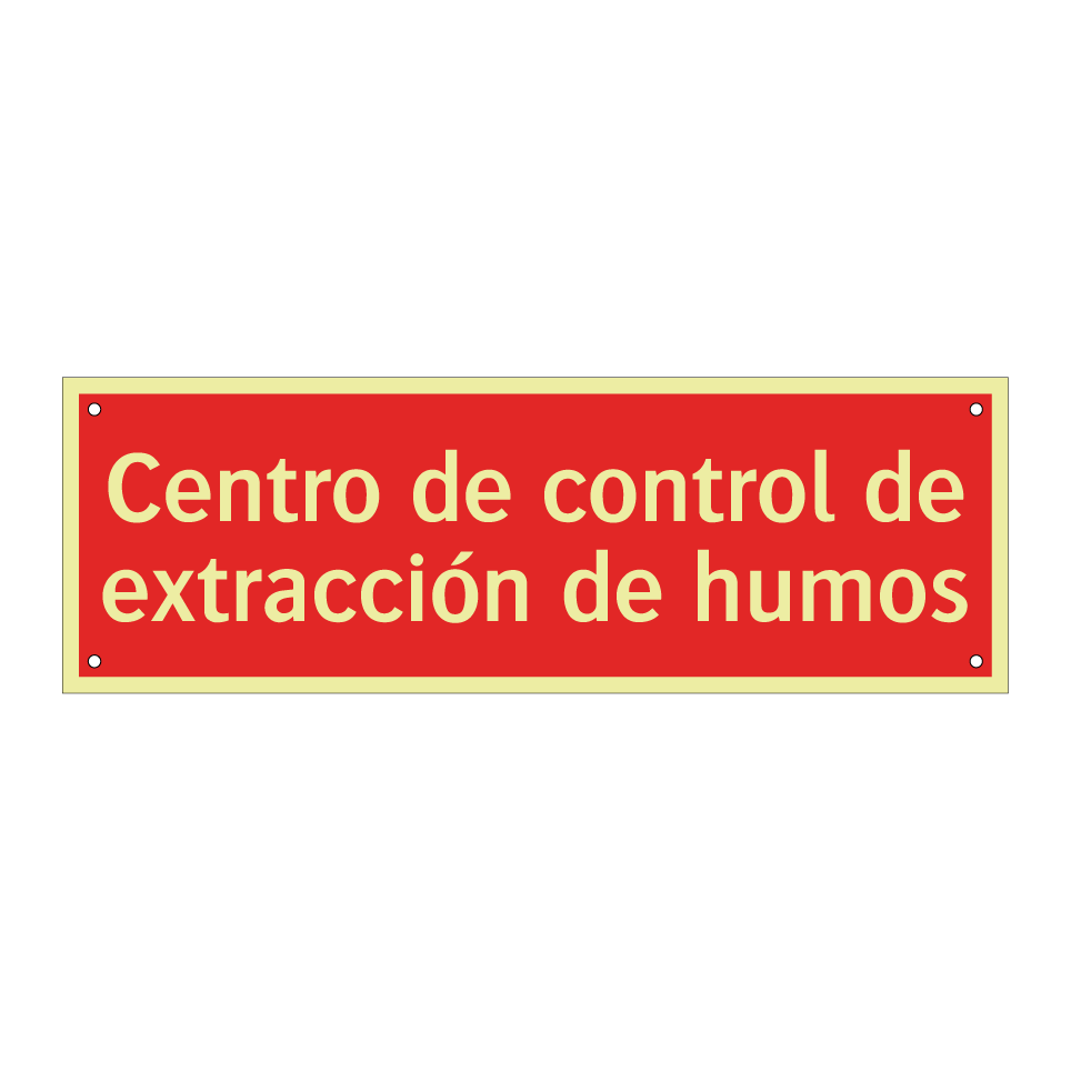 Centro de control de extracción de humos