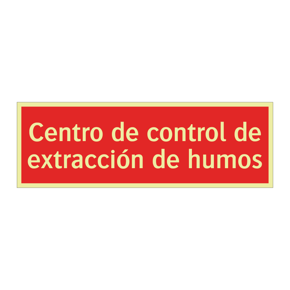 Centro de control de extracción de humos