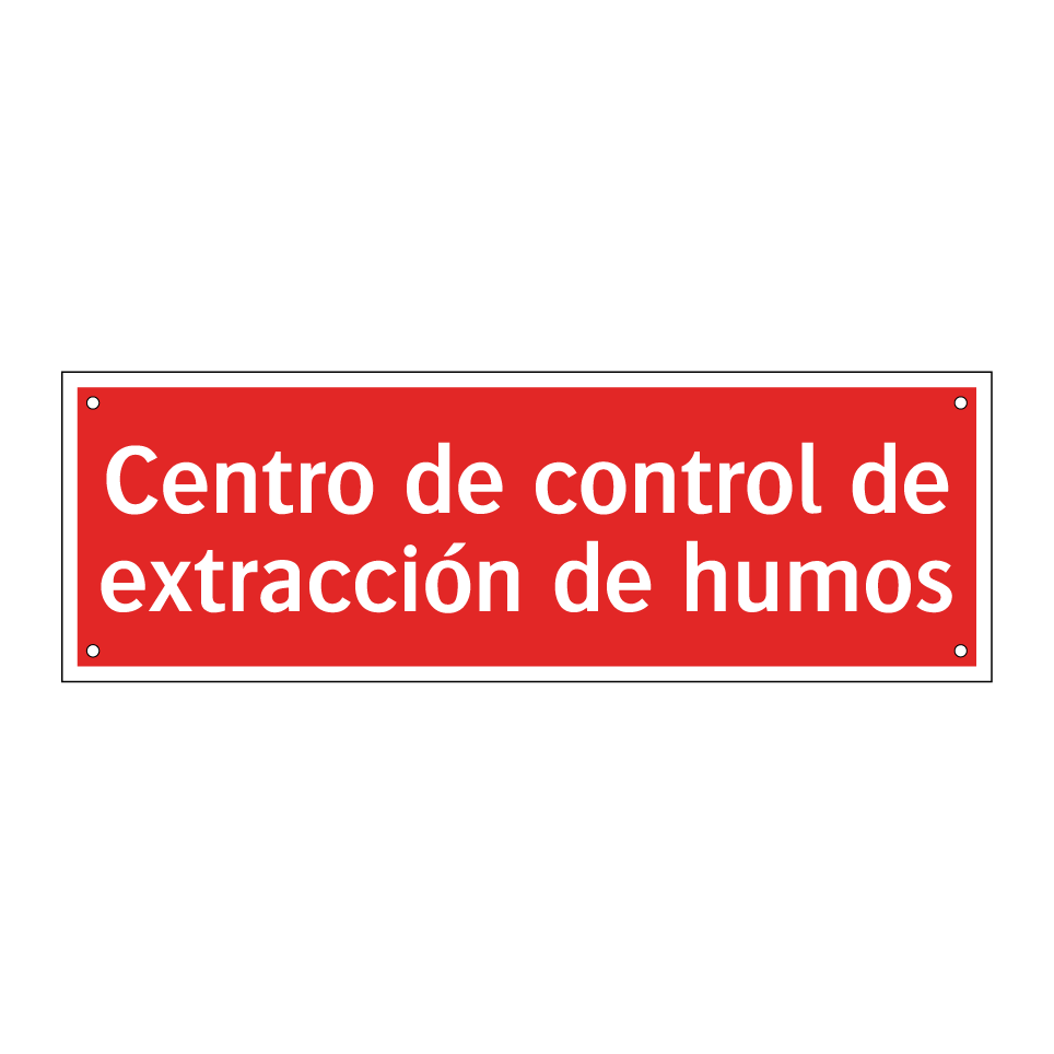 Centro de control de extracción de humos