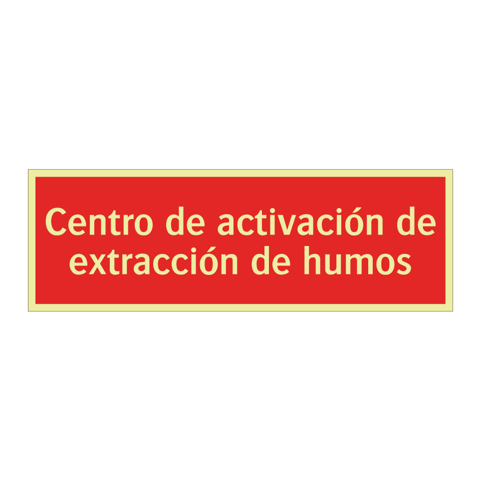 Centro de activación de extracción de humos