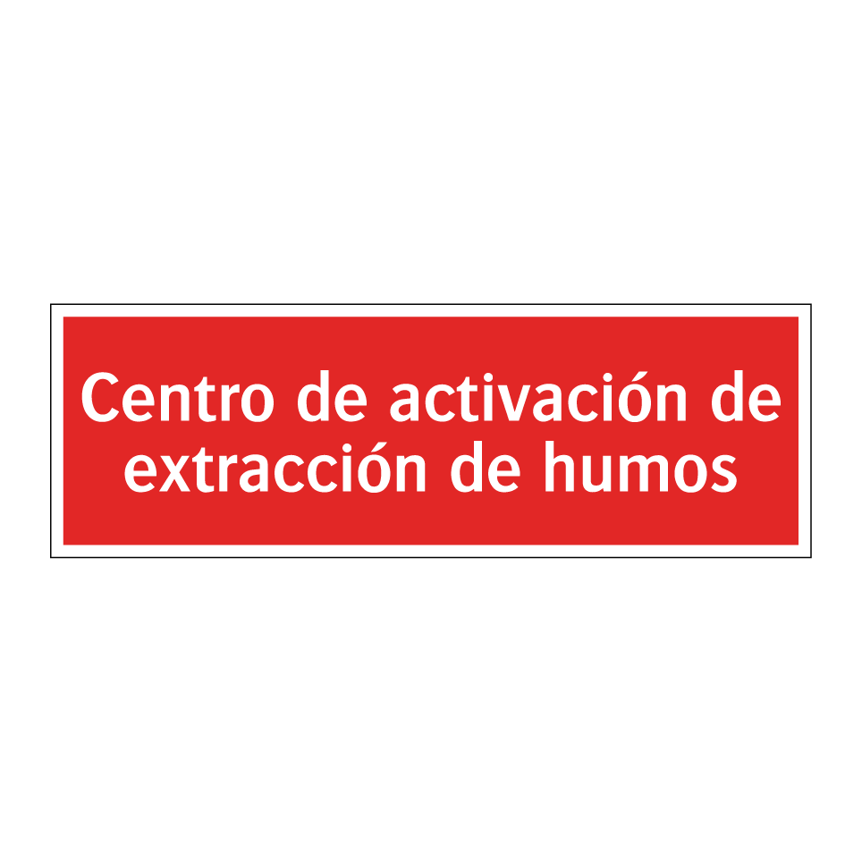 Centro de activación de extracción de humos