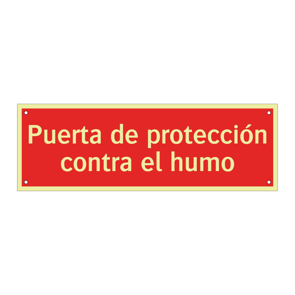 Puerta de protección contra el humo