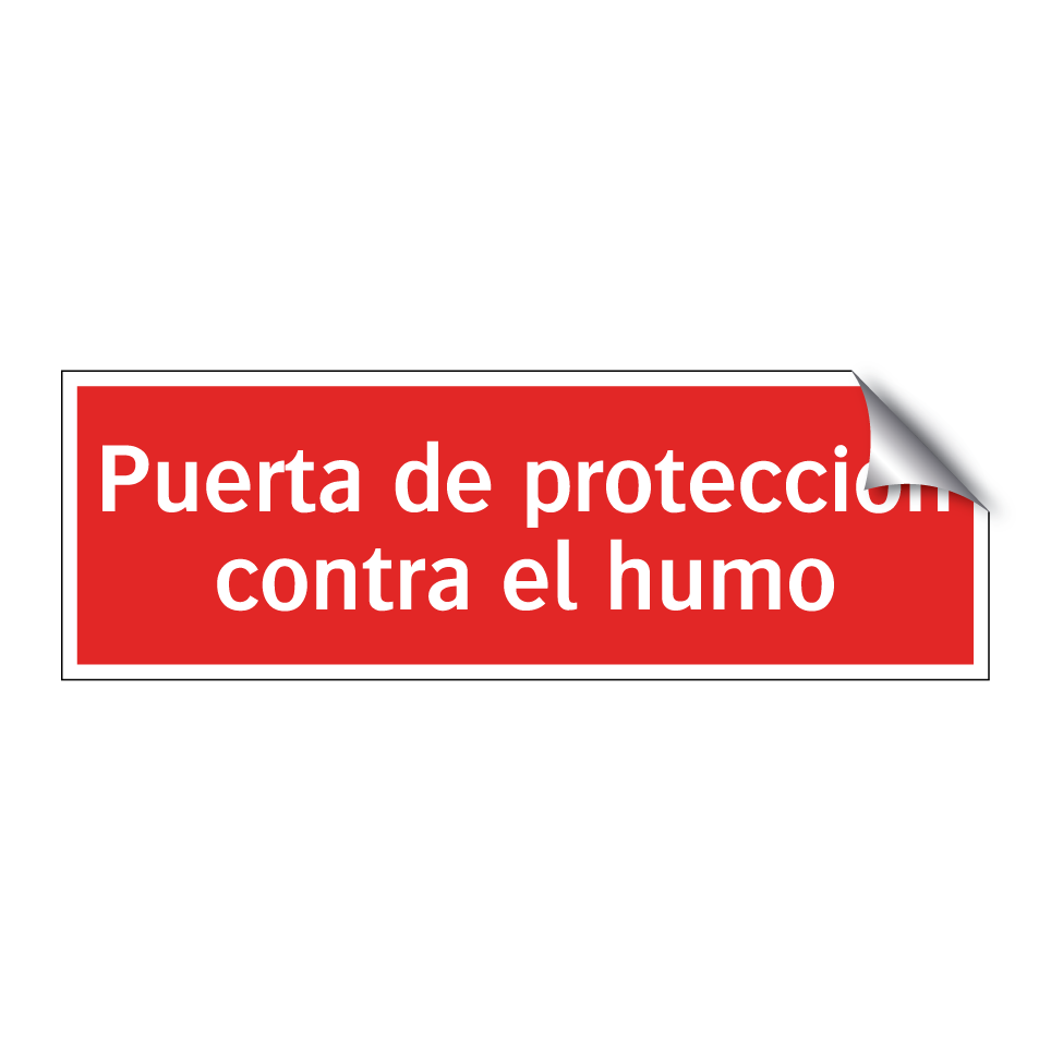 Puerta de protección contra el humo