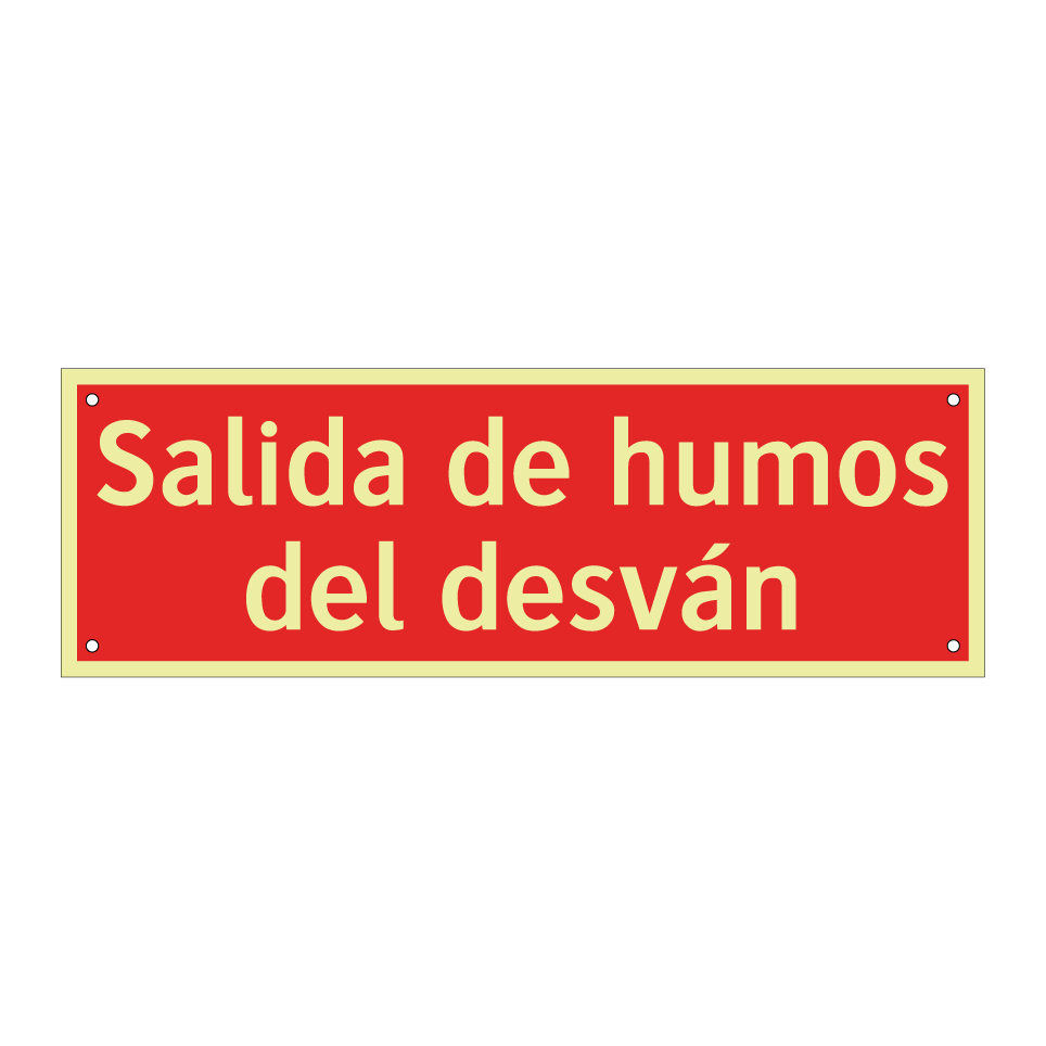 Salida de humos del desván