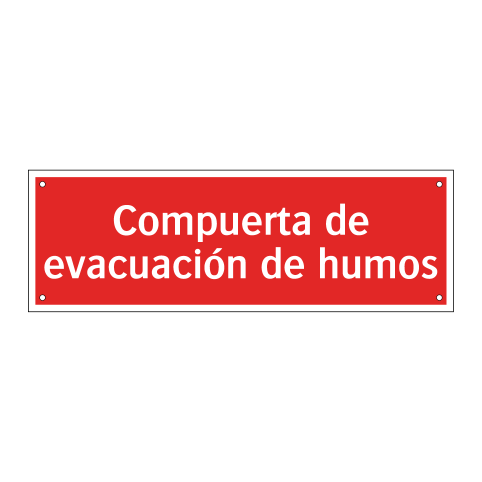 Compuerta de evacuación de humos