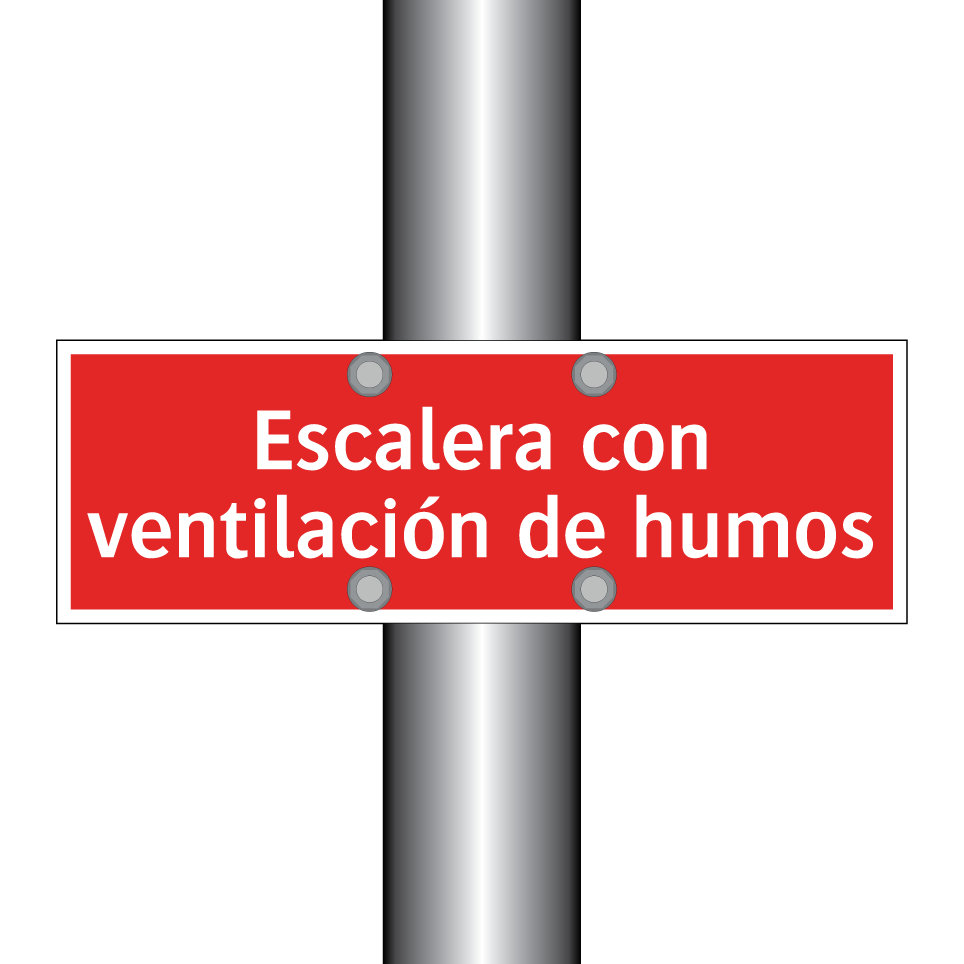 Escalera con ventilación de humos